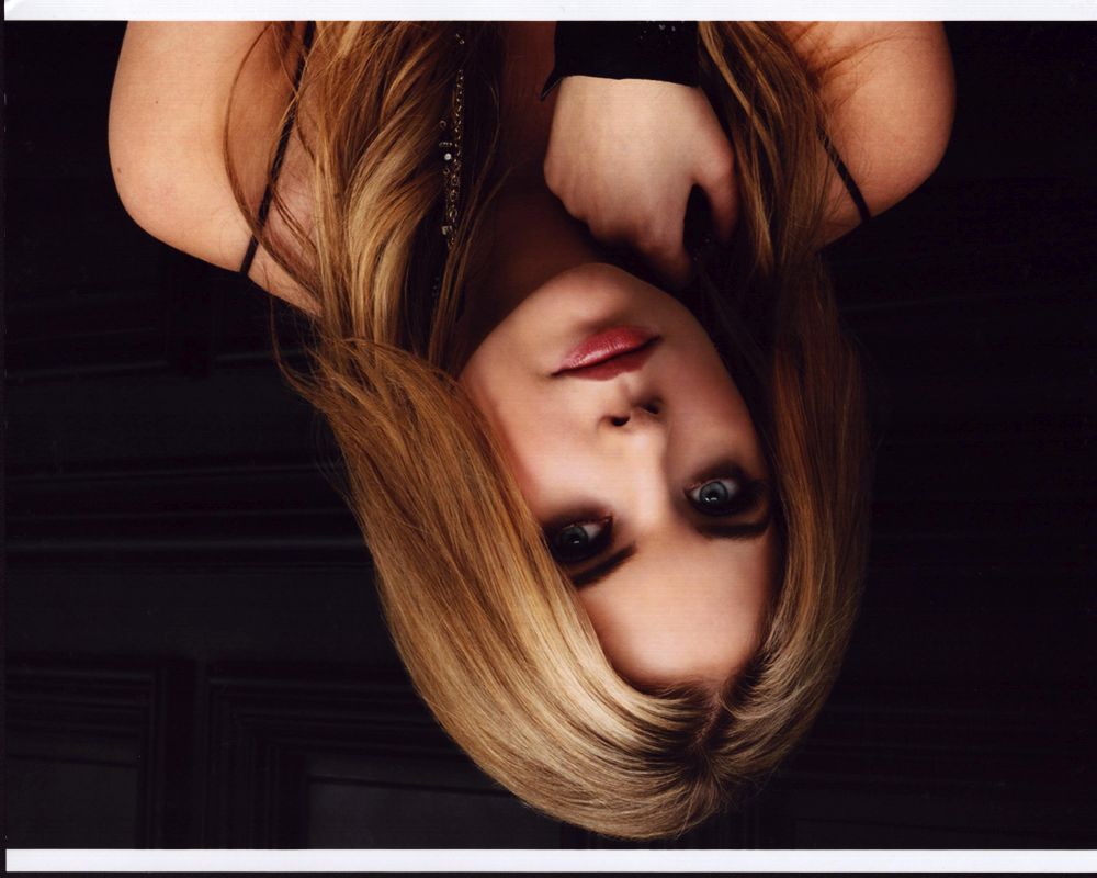 Ashley Benson close-up photo print with black cuff bracelet
