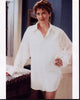 Annette Bening wearing a men's button-down shirt in The American President photo print.
