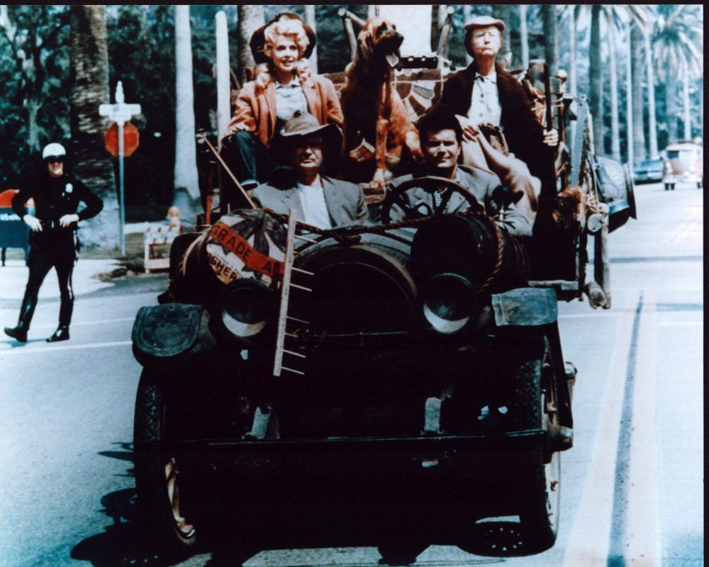 The Beverly Hillbillies Cast in Car Photo Print - 8x10