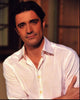 Gilles Marini in white button-down shirt photo print