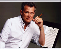 David Foster photo print with sheet music