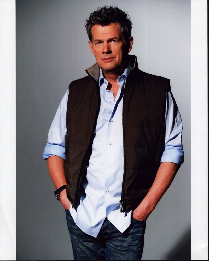 David Foster photo print with hands in pockets, stylish decor.