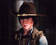 Chandler Riggs Photo Print from The Walking Dead, showcasing Carl Grimes.