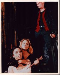 Buffy The Vampire Slayer photo print featuring Juliet Landau, Sarah Michelle Gellar, and James Marsters.