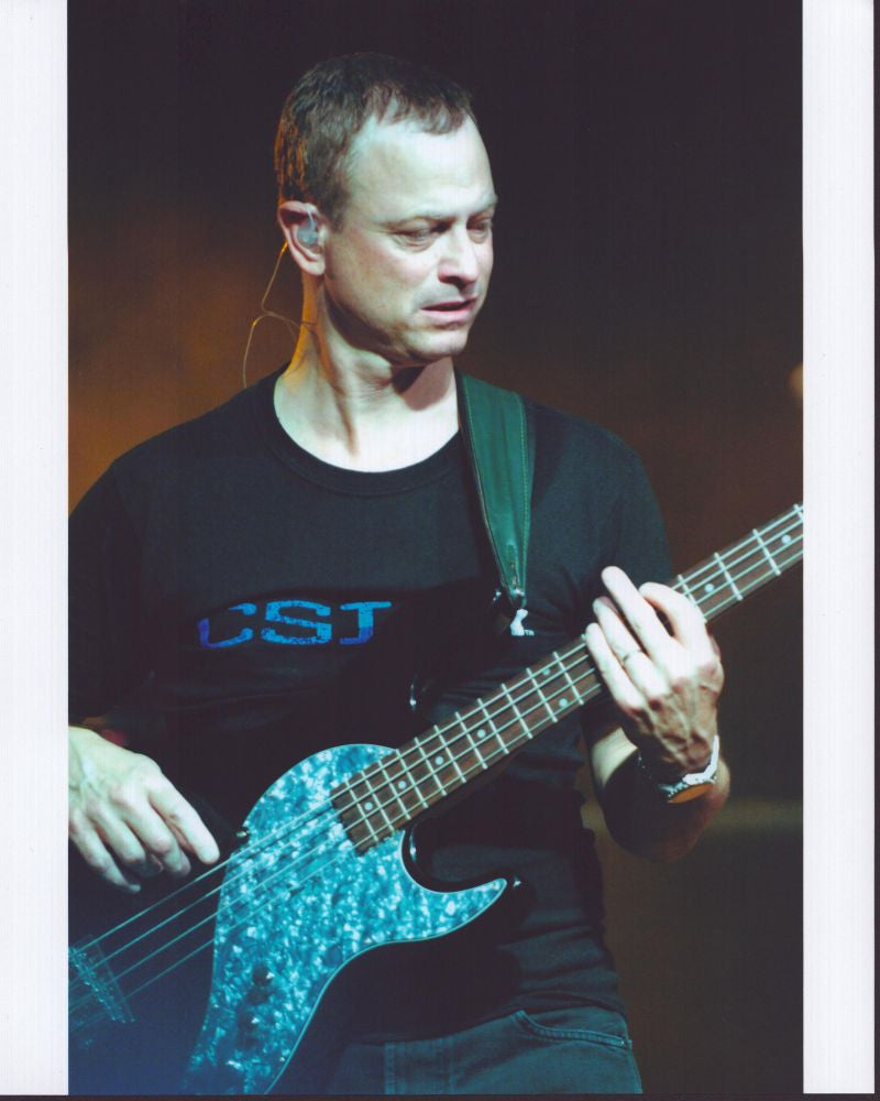 Gary Sinise CSI Shirt Guitar Photo Print - 8x10