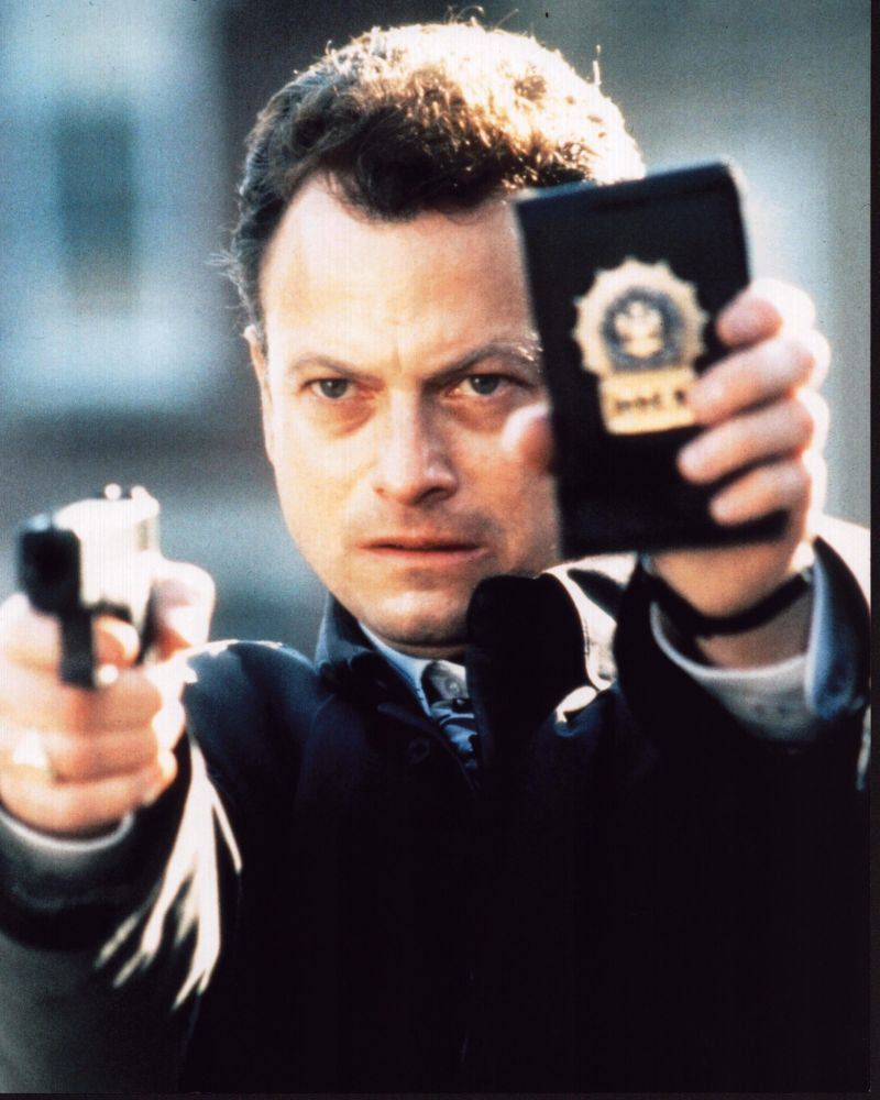 Gary Sinise CSI: NY Photo Print - Gun and Badge (8x10)