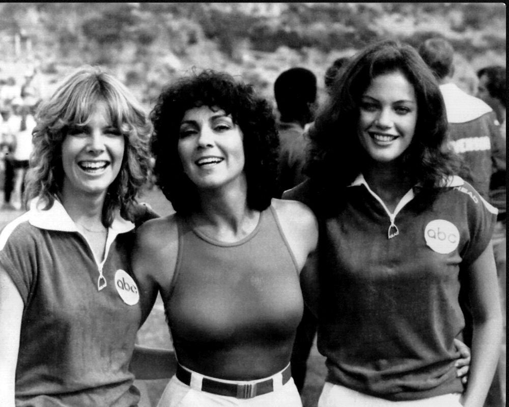 Joyce Dewitt and Maren Jensen Battle of the Network Stars Photo Print