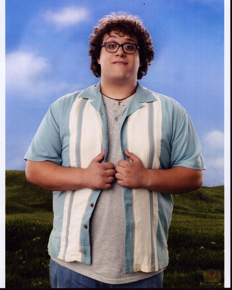 Ari Stidham in blue bowling shirt photo print.