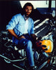 Lorenzo Lamas On Motorcycle With Flames Photo Print