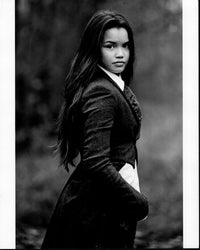 Paris Berelc black and white photo print in long coat