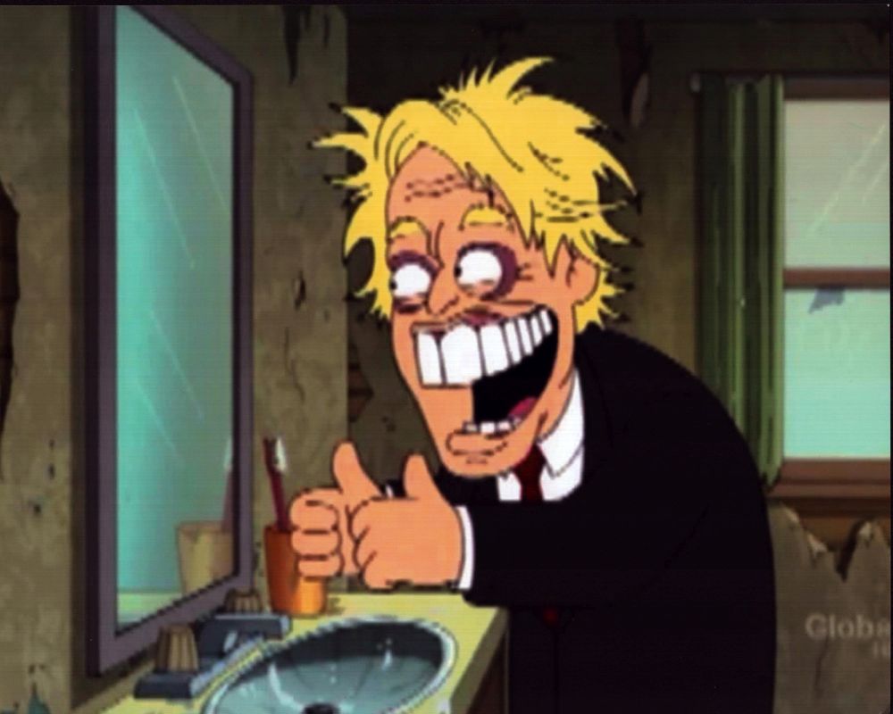 Gary Busey Family Guy photo print showcasing the character in vibrant detail.
