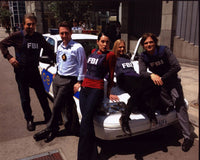 Criminal Minds Group on Cop Car Photo Print