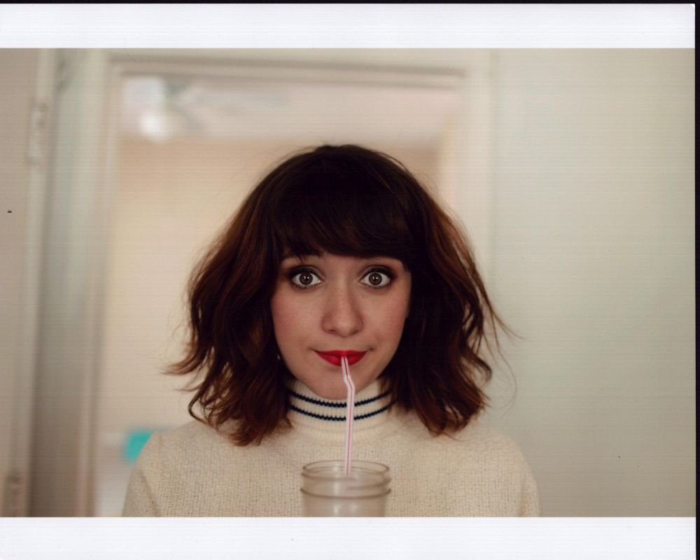 Noël Wells Drinking With Straw Photo Print - playful photography