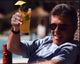 Alan Thicke holding a tropical drink photo print