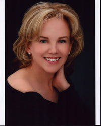 Linda Purl headshot photo print showcasing her charming smile and elegance.