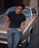 Adrien Brody Photo Print - Sitting On Tan Car (8x10)