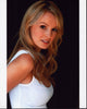 Ahna O'Reilly side view photo print in white tank top.