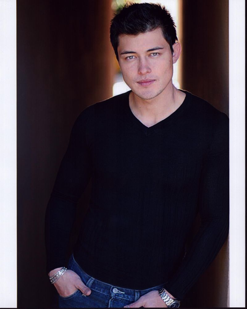 Christopher Sean in Black Long Sleeve Top Photo Print