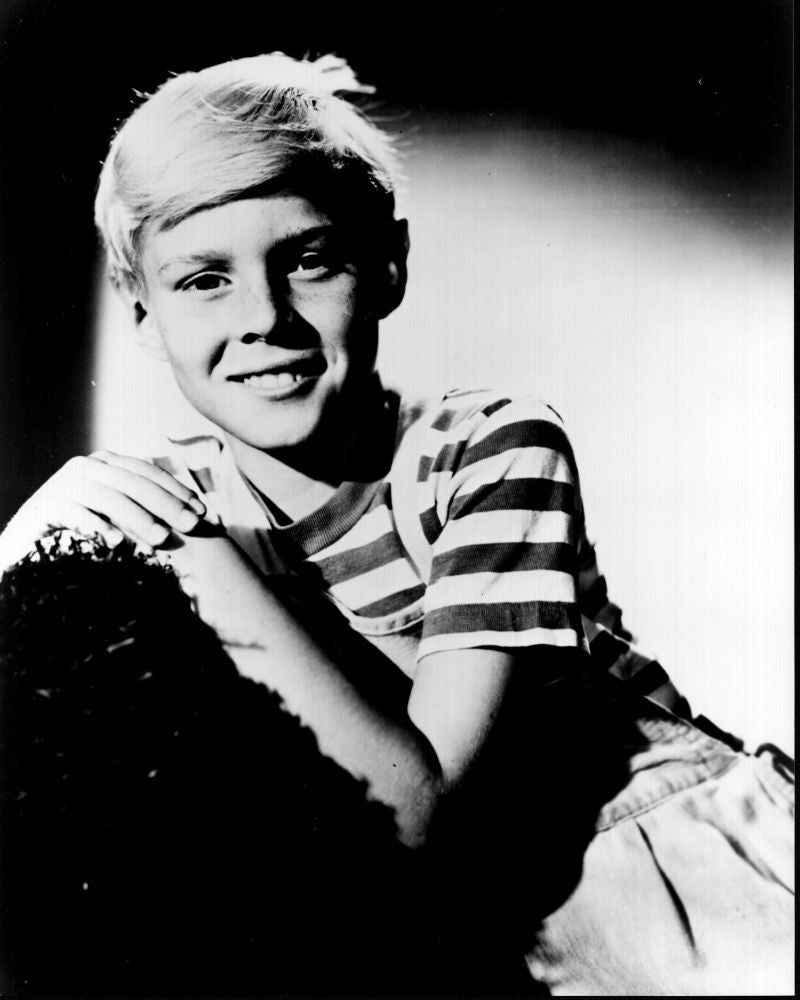 Jay North as Dennis The Menace Black and White Photo Print