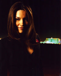 Vanessa Marcil headshot photo print in shadows.