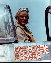 Robert Conrad Photo Print in Cockpit for Black Sheep Squadron