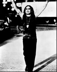 Ozzy Osbourne Black and White Photo Print - With Arms Up (8x10)
