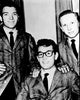 The Crickets Group Black And White Photo Print showcasing a legendary band.