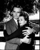 Dennis Weaver and Nancy Gates hugging in Kentucky Jones black and white photo print