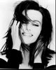 Belinda Carlisle black and white photo print showcasing the pop icon with hands in hair.