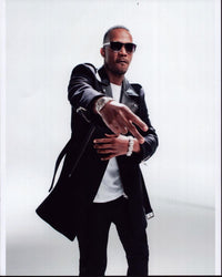 Juicy J Photo Print in Black Jacket and Sunglasses - 8x10