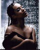 Alicia Keys Stylish Photo Print - Holding Shoulder in Black Top (8x10)