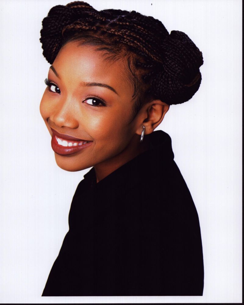 Brandy headshot photo print featuring her in a black top