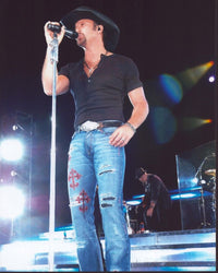 Tim McGraw On Stage Photo Print - 8x10 Size