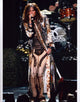 Steven Tyler Singing in Animal Print Robe Photo Print