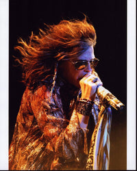 Steven Tyler Photo Print in Gold Top and Sunglasses (8x10)