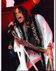Steven Tyler Photo Print - Singing in White Robe (8x10)