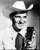 Ernest Tubb Close-Up Black and White Photo Print with Guitar