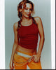 Kylie Minogue Glamorous Photo Print in Red and Orange Fashion