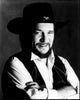 Waylon Jennings Black and White Photo Print - Arms Crossed