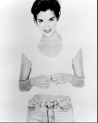 Celine Dion Black and White Photo Print - Casual Style (8x10)