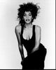 Whitney Houston Black and White Photo Print in Long Dress - 8x10