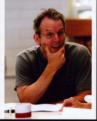 Stephen Bogardus At Table With Chin In Hand Photo Print
