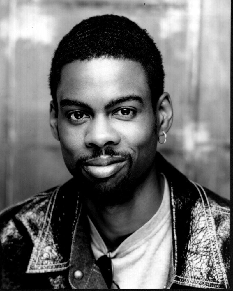 Chris Rock Black and White Headshot Photo Print - 8x10