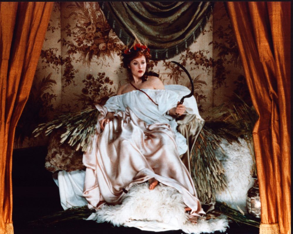 Gillian Anderson Holding Sickle in The House of Mirth Photo Print