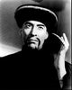 Black and white photo print of Christopher Lee in The Face of Fu Manchu
