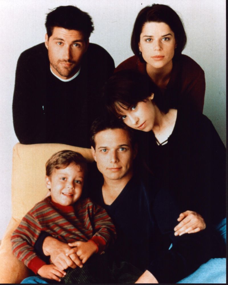 Party Of Five Group Shot Photo Print featuring the cast of the iconic TV series.