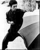 Bruce Lee On Set of The Way of The Dragon Black and White Photo Print