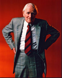 Desmond Llewelyn In Gray Suit Photo Print - 8x10