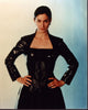 Carrie-Anne Moss in leather outfit from The Matrix photo print.