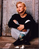 Patricia Arquette Sitting on Floor in Ripped Jeans Photo Print